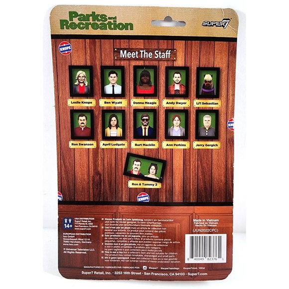 NIB Parks and Recreation Andy Dwyer Action Figure ReAction Figures w/Guitar 4" - Picture 3 of 4